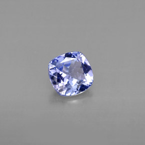 0.74 ct Blue Tanzanite Stone, Natural Tanzanite in Cushion-Cut Shape for Sale