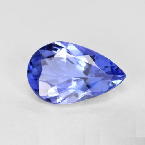 0.8ct Pear Facet Violet Blue Tanzanite Gem for sale 0.8ct Pear Facet Violet Blue Tanzanite Gem (ID: 295863)