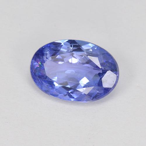 1.22 ct Blue Tanzanite Stone, Natural Tanzanite in Oval Facet Shape for Sale