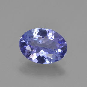 1.06 ct Blue Tanzanite Gemstone, Tanzanite Gem in Oval Facet Shape for Sale.