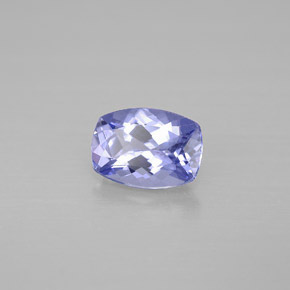 0.84 ct Violet Tanzanite Stone, Natural Tanzanite in Cushion-Cut Shape for Sale