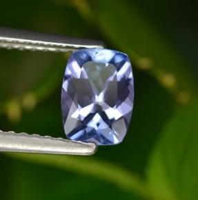 0.90 ct Blue Tanzanite Stone, Natural Tanzanite in Cushion-Cut Shape for Sale