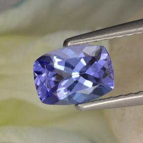 0.9ct Cushion-Cut Violet Blue Tanzanite Gem for sale 0.9ct Cushion-Cut Violet Blue Tanzanite Gem (ID: 297936)