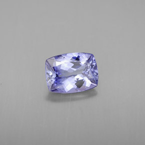 0.92 ct Violet Tanzanite Gemstone, Tanzanite Gem in Cushion-Cut Shape for Sale.