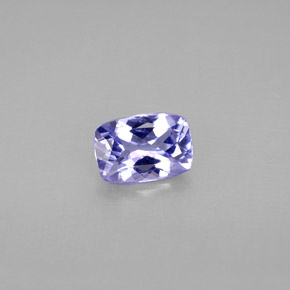 0.85 ct Violet Tanzanite Gemstone, Tanzanite Gem in Cushion-Cut Shape for Sale.