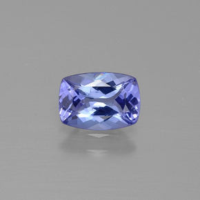 0.86 ct Violet Tanzanite Gemstone, Tanzanite Gem in Cushion-Cut Shape for Sale.