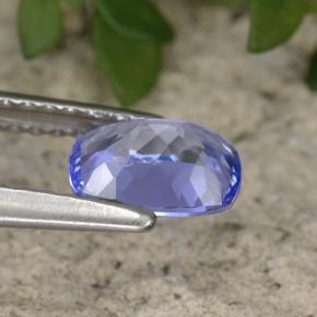 Tanzanite Gemstone in 6.8 x 5 mm Size for Sale, Tanzanite Stone in Bluish Violet Color
