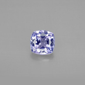 1.07 ct Violet Tanzanite Gemstone, Tanzanite Gem in Square Facet Shape for Sale.