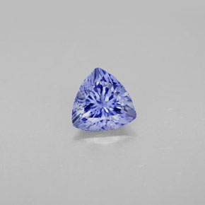 1.21 ct Blue Tanzanite Gemstone, Tanzanite Gem in Trillion Facet Shape for Sale.