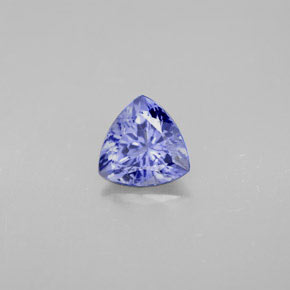 1.21 ct Blue Tanzanite Stone, Natural Tanzanite in Trillion Facet Shape for Sale