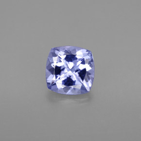 1.04 ct Blue Tanzanite Gemstone, Tanzanite Gem in Cushion-Cut Shape for Sale.