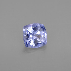 1.04 ct Blue Tanzanite Stone, Natural Tanzanite in Cushion-Cut Shape for Sale