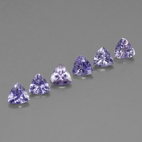1.78 ct Blue Tanzanite Gemstone, Tanzanite Gem in Trillion Facet Shape for Sale.