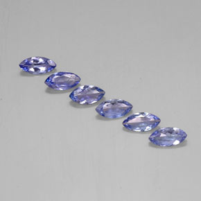 2.04 ct Blue Tanzanite Gemstone, Tanzanite Gem in Marquise Facet Shape for Sale.