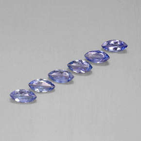 2.04 ct Blue Tanzanite Stone, Natural Tanzanite in Marquise Facet Shape for Sale