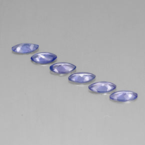 Tanzanite Gemstone in 7 x 3.5 mm (calibrated) Size for Sale, Tanzanite Stone in Violet Blue Color