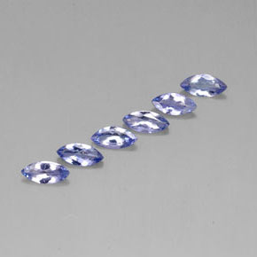 1.72 ctw Blue Tanzanite Stones, Natural Tanzanite in Marquise Facet Shape for Sale