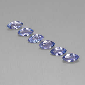 1.80 ctw Blue Tanzanite Gemstones, Tanzanite Gems in Marquise Facet Shape for Sale.