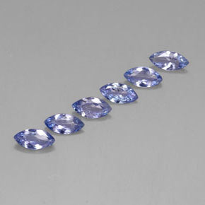 1.80 ctw Blue Tanzanite Stones, Natural Tanzanite in Marquise Facet Shape for Sale