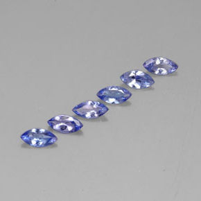 1.82 ctw Blue Tanzanite Stones, Natural Tanzanite in Marquise Facet Shape for Sale