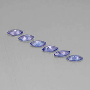 Tanzanite Gemstones in 7 x 3.5 mm (calibrated) Size for Sale, Tanzanite Stones in Violet Blue Color
