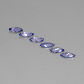 Tanzanite Gemstone in 7 x 3.5 mm (calibrated) Size for Sale, Tanzanite Stone in Violet Blue Color