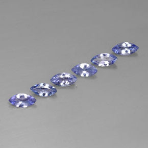 1.98 ct Blue Tanzanite Stone, Natural Tanzanite in Marquise Facet Shape for Sale