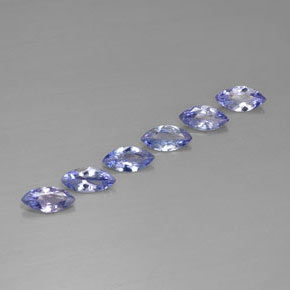 1.72 ct Blue Tanzanite Stone, Natural Tanzanite in Marquise Facet Shape for Sale