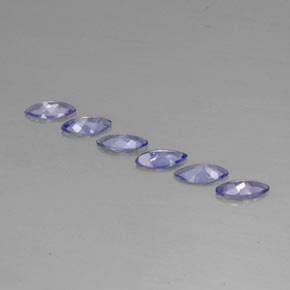 Tanzanite Gemstone in 7 x 3.5 mm (calibrated) Size for Sale, Tanzanite Stone in Violet Blue Color