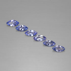 1.86 ct Blue Tanzanite Gemstone, Tanzanite Gem in Marquise Facet Shape for Sale.