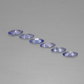 Tanzanite Gemstone in 7 x 3.5 mm (calibrated) Size for Sale, Tanzanite Stone in Violet Blue Color
