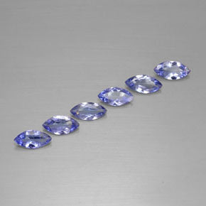 1.77 ctw Blue Tanzanite Stones, Natural Tanzanite in Marquise Facet Shape for Sale