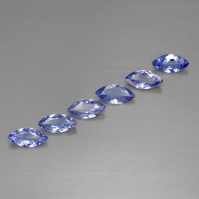 1.78 ctw Blue Tanzanite Stones, Natural Tanzanite in Marquise Facet Shape for Sale