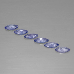 Tanzanite Gemstone in 7 x 3.5 mm (calibrated) Size for Sale, Tanzanite Stone in Violet Blue Color