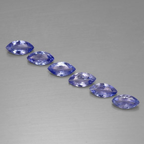1.93 ct Blue Tanzanite Gemstone, Tanzanite Gem in Marquise Facet Shape for Sale.