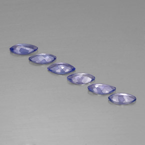 Tanzanite Gemstone in 7 x 3.5 mm (calibrated) Size for Sale, Tanzanite Stone in Violet Blue Color