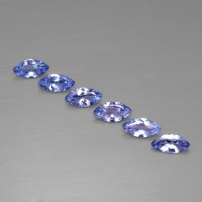 1.69 ct Blue Tanzanite Gemstone, Tanzanite Gem in Marquise Facet Shape for Sale.