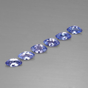 1.69 ct Blue Tanzanite Stone, Natural Tanzanite in Marquise Facet Shape for Sale