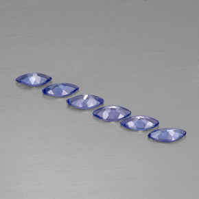 Tanzanite Gemstone in 7 x 3.5 mm (calibrated) Size for Sale, Tanzanite Stone in Violet Blue Color
