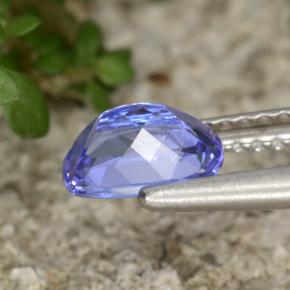 Tanzanite Gemstone in 6.9 x 4.9 mm Size for Sale, Tanzanite Stone in Violet Blue Color