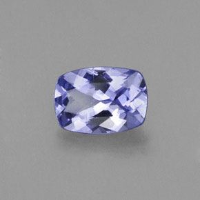 0.79 ct Blue Tanzanite Stone, Natural Tanzanite in Cushion-Cut Shape for Sale