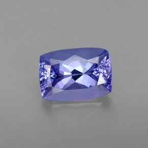 1.20 ct Blue Tanzanite Gemstone, Tanzanite Gem in Cushion-Cut Shape for Sale.