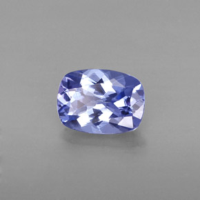 0.81 ct Blue Tanzanite Stone, Natural Tanzanite in Cushion-Cut Shape for Sale