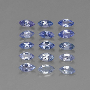 1.13 ct Blue Tanzanite Stone, Natural Tanzanite in Marquise Facet Shape for Sale