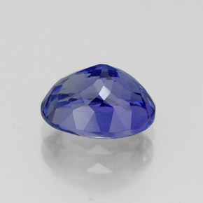 Tanzanite Gemstone in 9 x 7 mm (calibrated) Size for Sale, Tanzanite Stone in Violet Blue Color