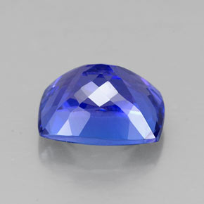 Tanzanite Gemstone in 9 x 7.2 mm Size for Sale, Tanzanite Stone in Violet Blue Color