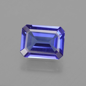 1.79 ct Blue Tanzanite Gemstone, Tanzanite Gem in Octagon Facet Shape for Sale.