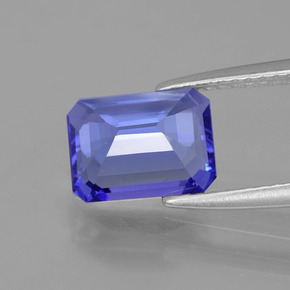 Tanzanite Gemstone in 9 x 7 mm (calibrated) Size for Sale, Tanzanite Stone in Violet Blue Color