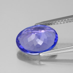 Tanzanite Gemstone in 10.9 x 8 mm Size for Sale, Tanzanite Stone in Violet Blue Color