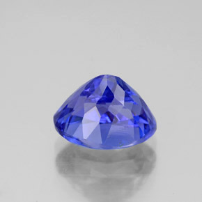 Tanzanite Gemstone in 9 x 7 mm (calibrated) Size for Sale, Tanzanite Stone in Violet Blue Color